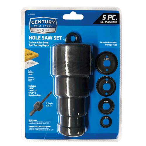 Picture of 5 PC CARBON HOLE SAW SET