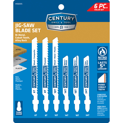 Picture of 5PC BIMETAL T-SHANK SET