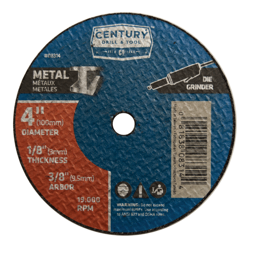 Picture of 4INX1/8IN METAL CUTTOFF W