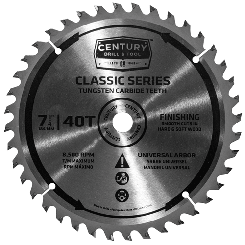 Picture of 7-1/4 40T TCT CARBIDE-CD