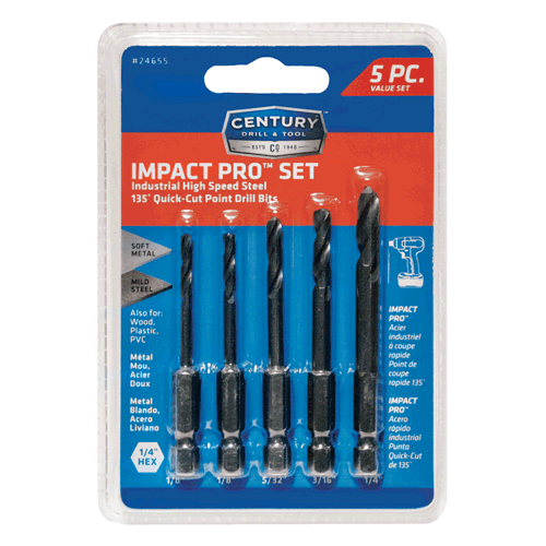 Picture of 5 PC IMPACT PRO DRILL ST