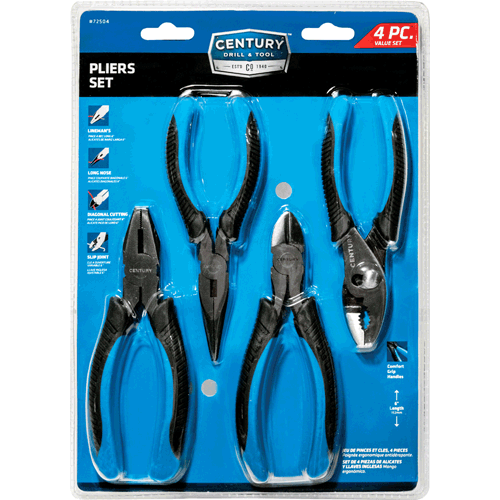 Picture of 4PC PLIERS & WRENCH SET