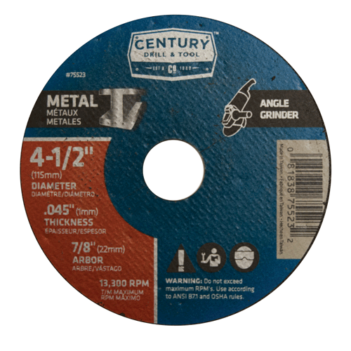 Picture of 4-1/2INX.045IN METAL WHEE