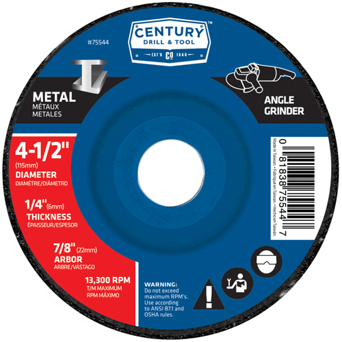 Picture of 4 1/2X1/4 WHEEL-METAL