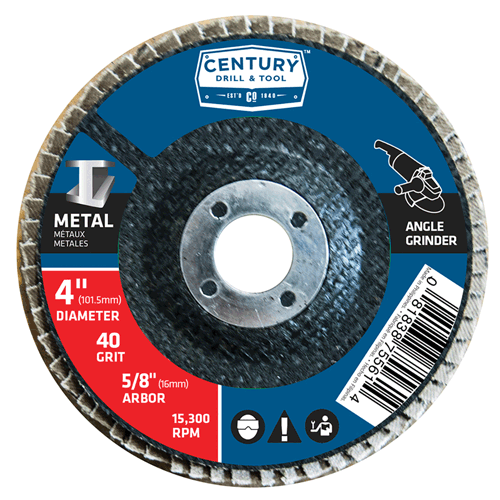 Picture of 4"X5/8" 40GRT FLAP DISC