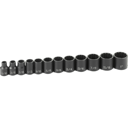 Picture of 3/8" Dr. 12 Pc. Standard Length Set - 12 Point
