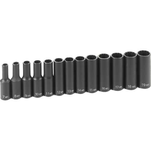 Picture of 3/8" Dr. Deep Length Impact Set