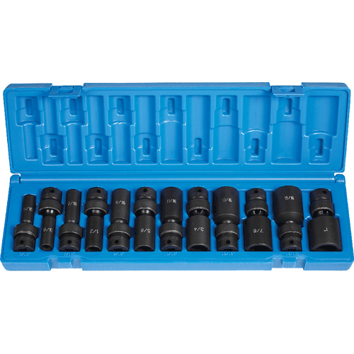 Picture of 12 Pc. 3/8'' Drive Deep Length Fractional Universal Set