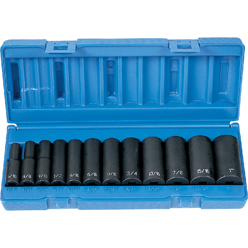Picture of 12 Pc. 3/8'' Drive Deep Length Fractional Set