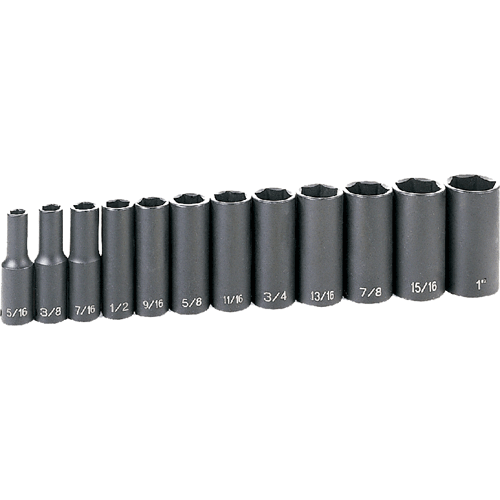 Picture of 12 Pc. 3/8'' Drive Deep Length Fractional Set