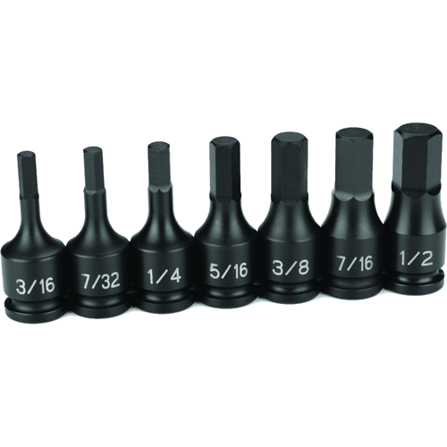 Picture of 3/8" Dr. 7 Pc. Fractional Hex Driver Set