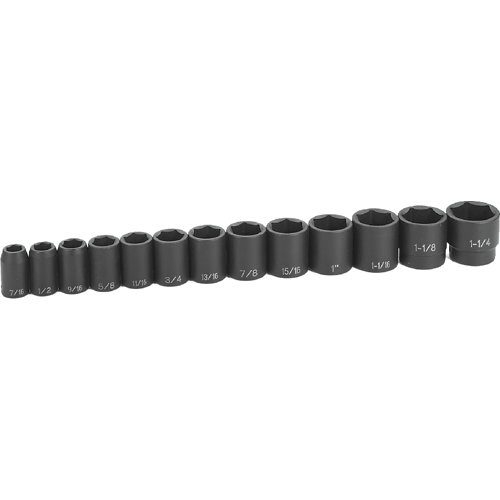 Picture of 13 Pc. 1/2" Drive Standard Length Fractional Set