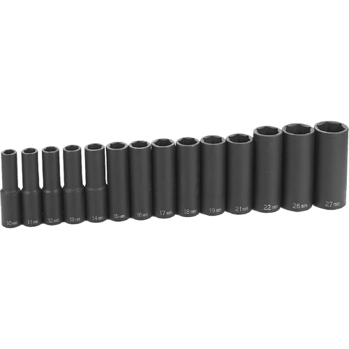 Picture of 14 Pc. 1/2" Drive Deep Length Metric Set