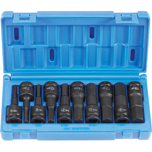 Picture of 10 Pc. 1/2" Drive Metric Hex Driver Set