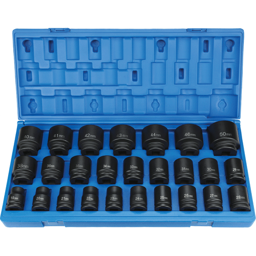 Picture of 26 Pc. 3/4" Drive Standard Length Metric Set