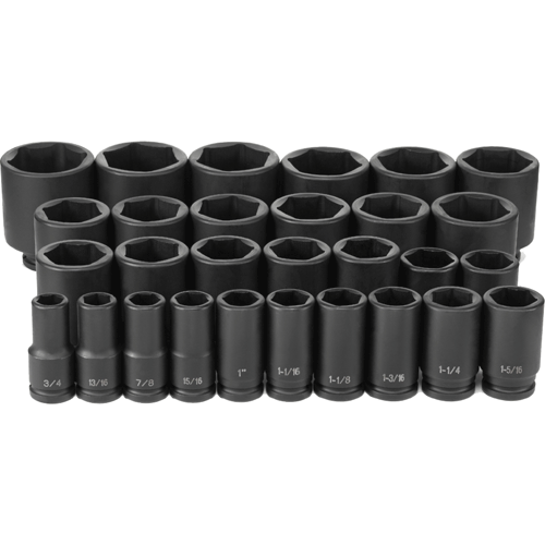 Picture of 29 Pc. 3/4'' Drive Deep Length Fractional Set