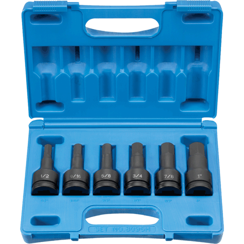 Picture of 3/4" Dr. 6 Pc. Hex Driver Set