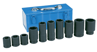 Picture of 10PC 3/4D SAE/MET SKT SET