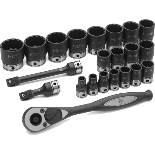 Picture of 22 Pc. 1/2" Drive 12 Pt. Standard Duo-Socket Set