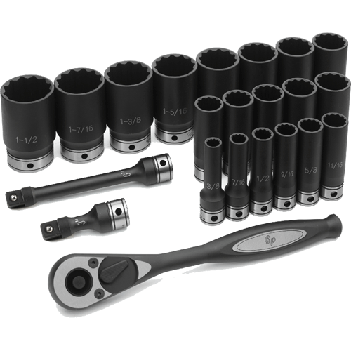 Picture of 22 Pc. 1/2" Drive 12 Pt. Deep Duo-Socket Set
