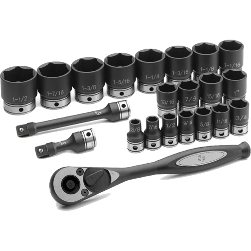 Picture of 22 Pc. 1/2" 6-Pt. Drive Standard Length Fractional Set