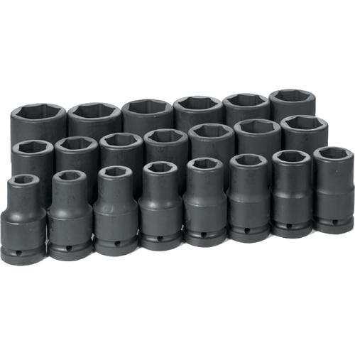 Picture of 21 Pc. 1" Dr. Deep SAE Socket Set