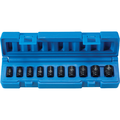 Picture of 10 Pc. 1/4" Surface Dr. Standard Set