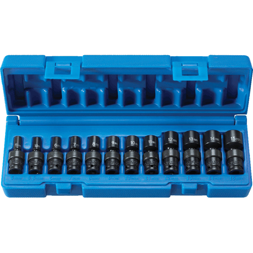Picture of 1/4" Drive Standard Length Metric Universal Set