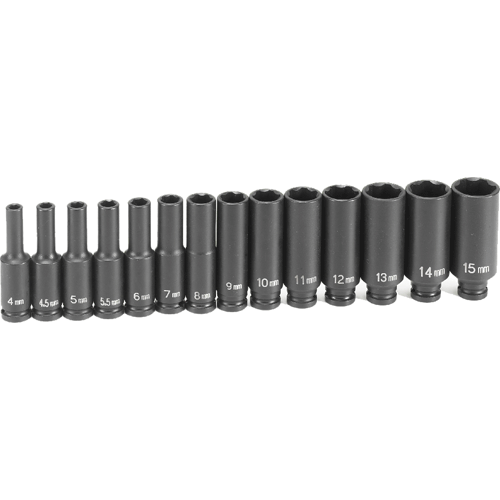 Picture of 1/4" Drive Deep Length Metric Set