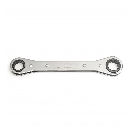 Picture of 1-1/8" x 1-1/4" 12 Point Laminated Double Box Ratcheting Wrench