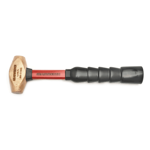 Picture of 4 lb Brass Hammer with Fiberglass Handle