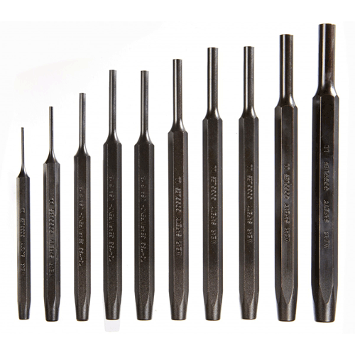 Picture of 10 Pc. Tool Steel Pin Punch Set
