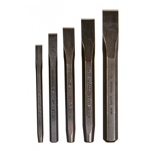 Picture of 5 Pc. Tool Steel Cold Chisel Set