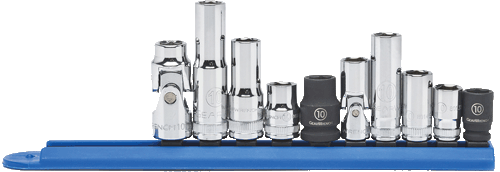 Picture of 10 Pc. 1/4" & 3/8" Dr. 6 Pt. 10mm Socket Set