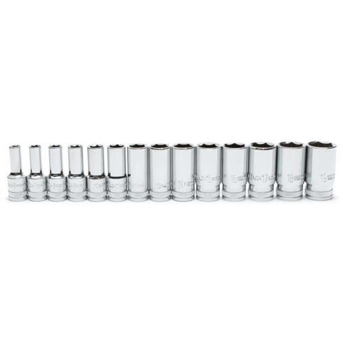 Picture of 14 Piece 3/8” Drive 6 Point Mid Length Metric Socket Set