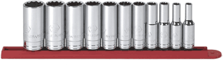 Picture of 11 Pc. 3/8" Dr. 12 Pt. Deep SAE Socket Set
