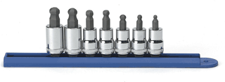 Picture of 7 Pc. 3/8" Dr. Ball End Hex Bit Metric Socket Set