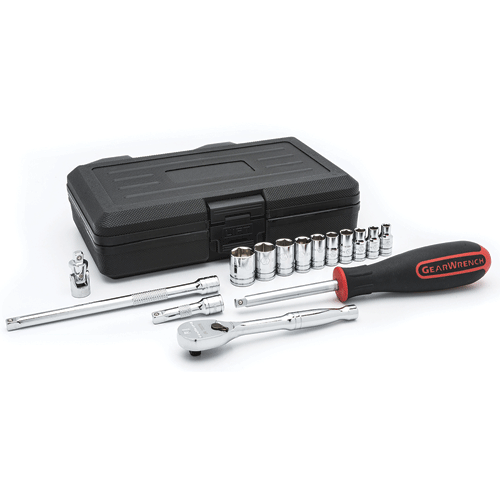 Picture of 15 Pc. 1/4" Drive 6 Point Standard SAE Mechanics Tool Set