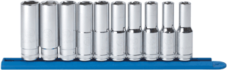 Picture of 10 Pc. 1/2" Drive 6 Pt. Deep Metric Socket Set
