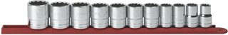 Picture of 11 Pc. 1/2" Dr. 12 Pt. Standard SAE Socket Set