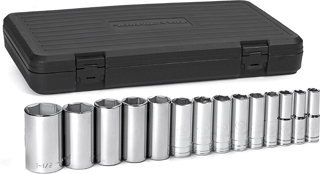 Picture of 14 Pc. 1/2" Drive SAE Deep 6 Pt. Socket Set