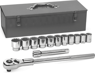 Picture of 13 Pc. 3/4" Drive 12 Pt. Socket Set