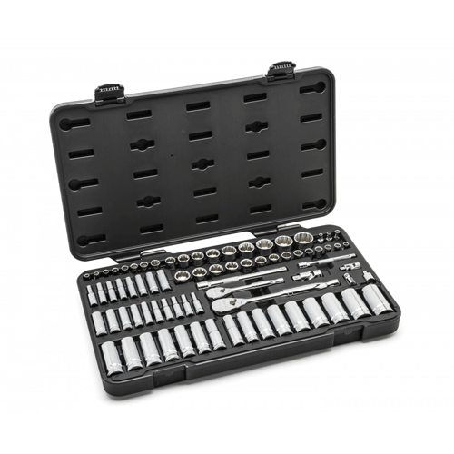 Picture of 76 Pc. 1/4" & 3/8" Drive 12 Point Standard & Deep SAE/Metric Mechanics Tool Set