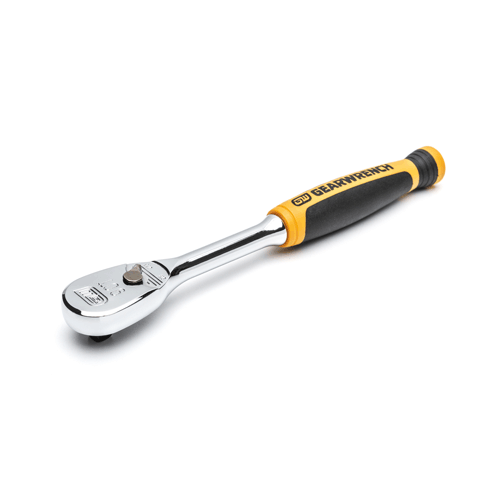 Picture of 1/4" Drive 90-Tooth Dual Material Teardrop Ratchet 6"