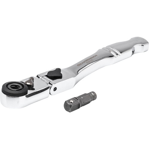 Picture of 1/4" Drive 72 Tooth Quick Release Locking Flex Slim Head Ratchet 6"