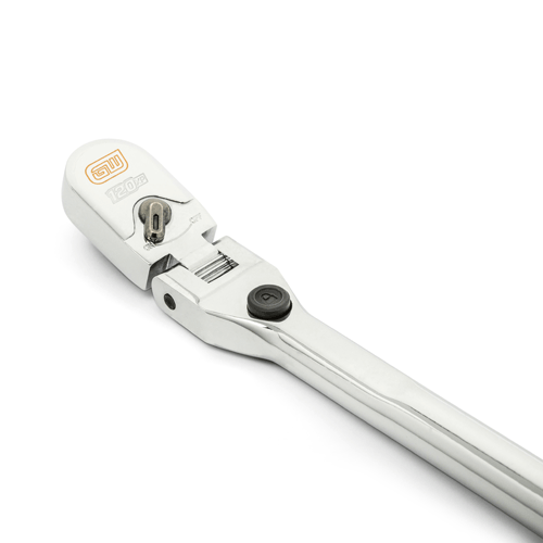 Picture of 1/4" Drive 120XP Dual Material Handle Locking Flex Head Ratchet 9"