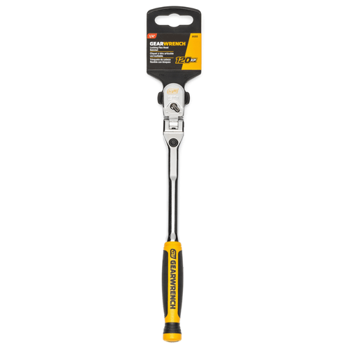 Picture of 1/4" Drive 120XP Dual Material Handle Locking Flex Head Ratchet 9"