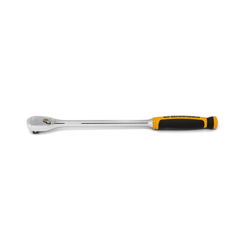 Picture of 3/8" Drive 90-Tooth Long Handle Dual Material Teardrop Ratchet 13"