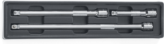 Picture of 3 Pc. 1/2" Drive Wobble Extension Set