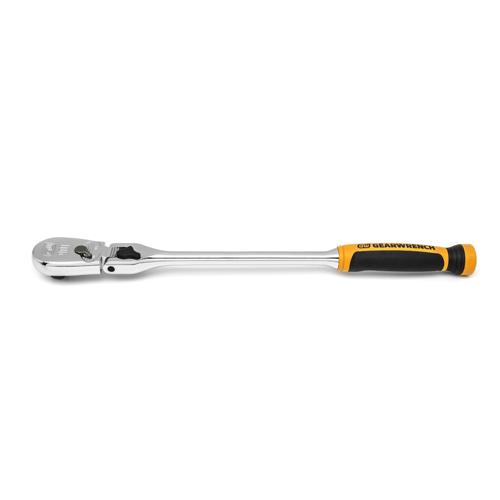 Picture of 1/2” Drive 90-Tooth Dual Material Locking Flex Head Teardrop Ratchet 17”